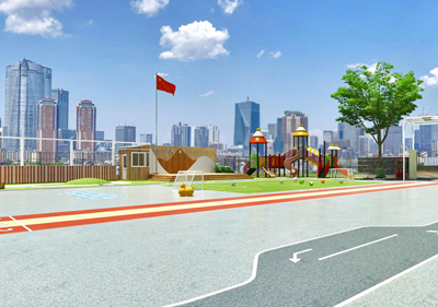深圳市龍崗區(qū)甘坑第一幼兒園（戶(hù)外大門(mén)、操場(chǎng)）